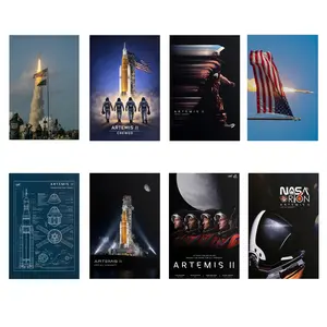 (UNFRAMED POSTER) Artemis II Poster, N-A-S-A Orion Spacecraft Wall Art Room Decor, Space Lover Gift, Inspired Wall Decor Poster