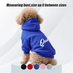 Printed pet hoodie, a must-have for outdoor socializing all year round. Suitable for small to medium-sized dogs such as Bichons, Chihuahuas, Poodle. The pullover design is skin-friendly, made of soft, breathable fabric. Available in multiple colors