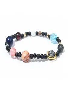 Solar System Design Bracelet, Fashionable Planet Charm Bracelet for Women & Men, Trendy All-match & Exquisite Jewelry for Birthday Gift
