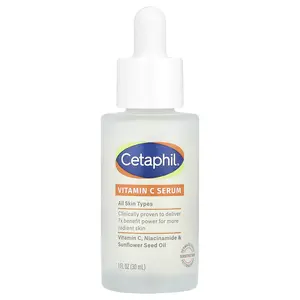 Cetaphil Vitamin C Serum, Fragrance Free, 1 fl oz (30 ml)