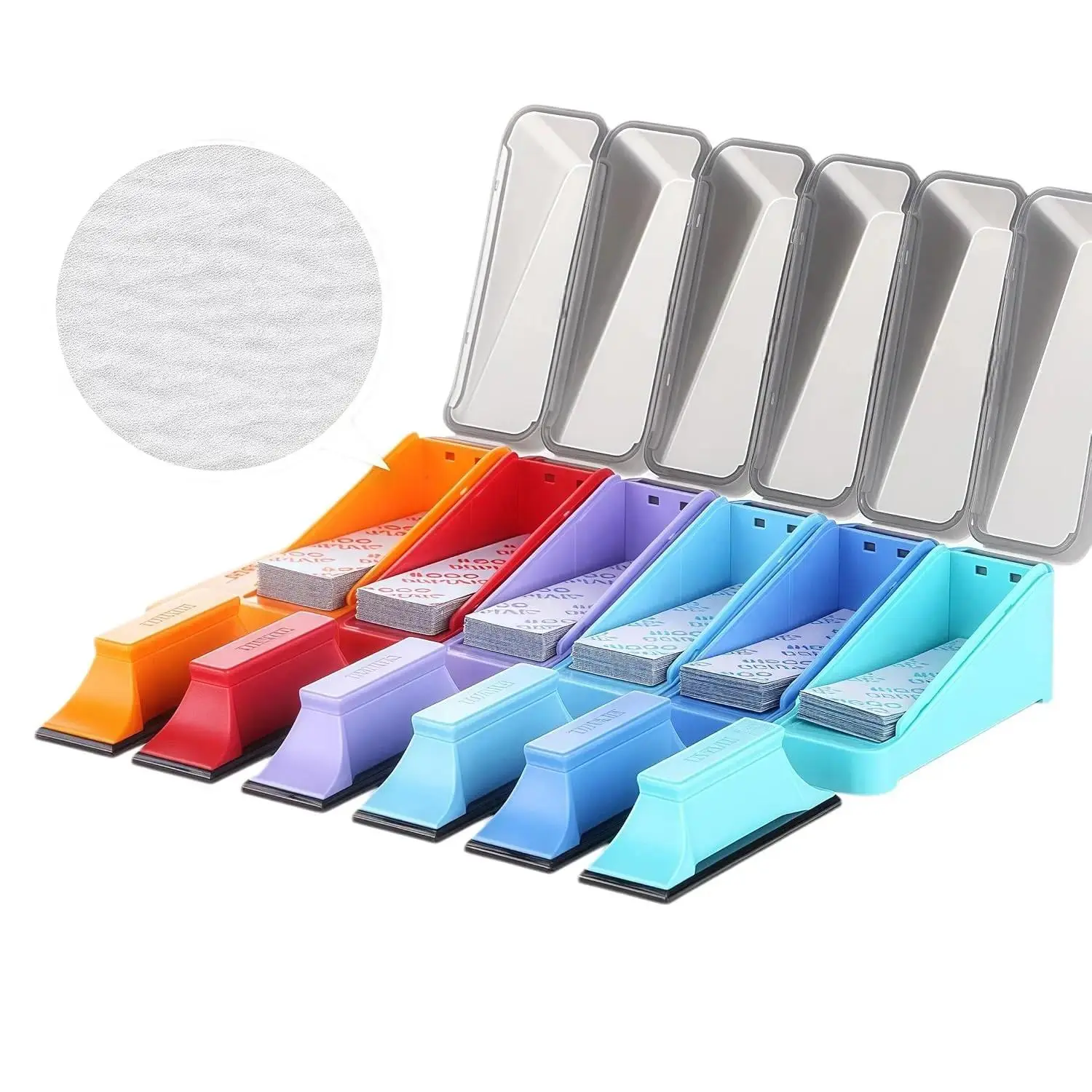 Hanboost 120PCS Premium Micro Sander, Detail & Mini Sander Block – Precision Small Hand Sanding Tool, 280–1500 Grit Sandpaper