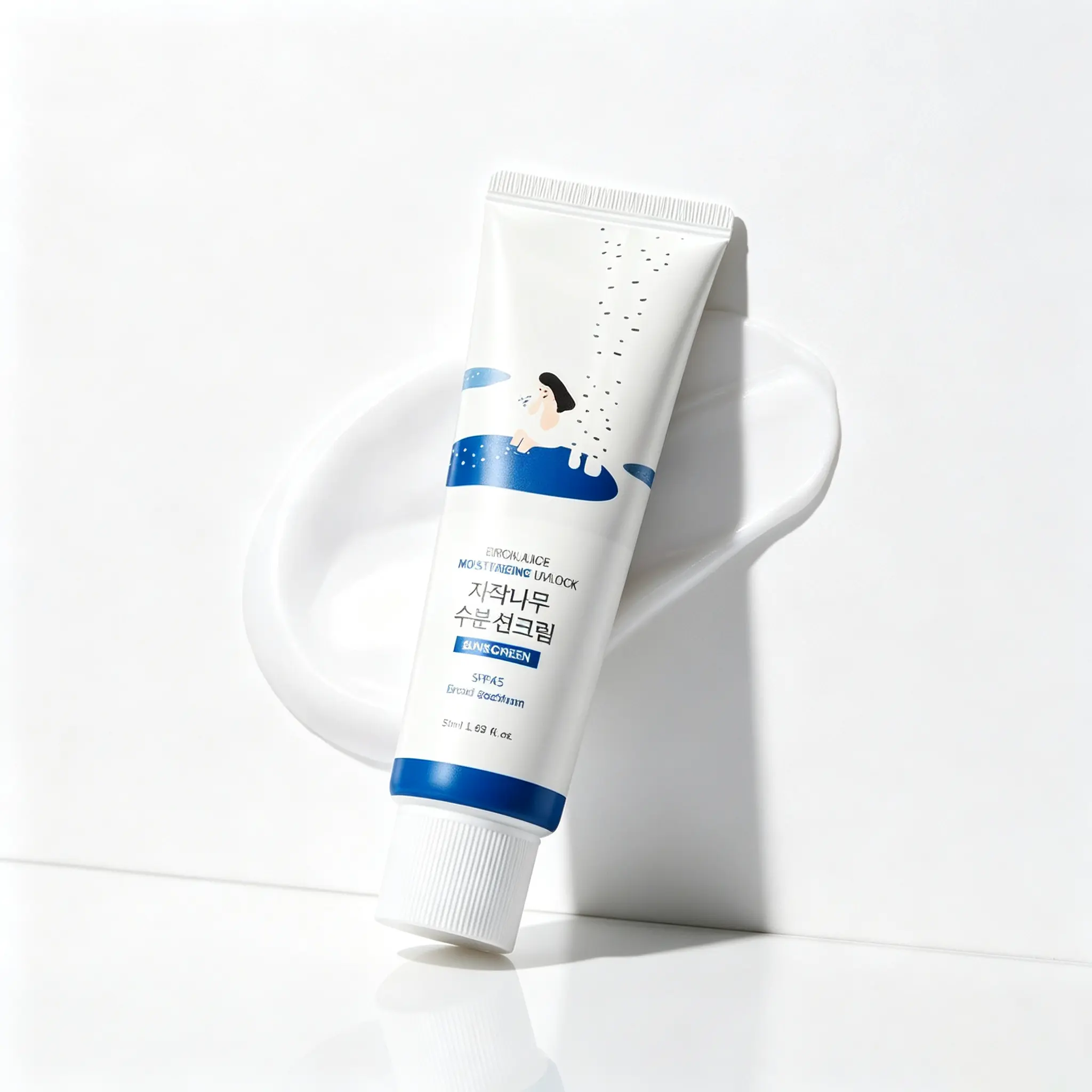 [ROUND LAB] Birch Juice Moisturizing OTC Facial Sunscreen, 50ml Skincare with UV Protection and Hydration