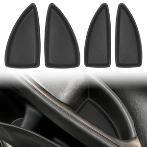 4PCS/Set Interior Accessories for Chevy Malibu for Chevrolet Malibu 2016 2017 2018, 23451118   Door Switch Bezel Cap Replacement, Left Right Front Rear Bolt Cover, Plastic Car Interior Pair Accessories