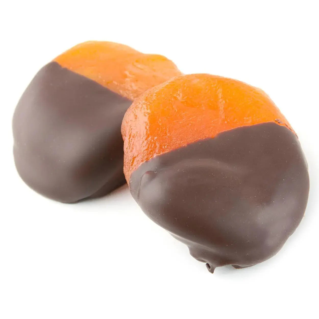 Apricots Dipped in Chocolate - Sweets & Snacks, Hand Crafted, 16 oz Resealable Pouches