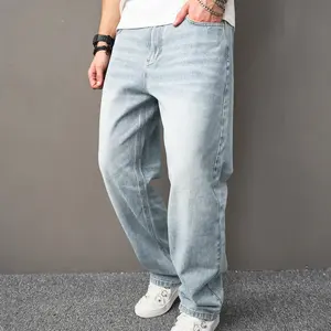 Baggy Cargo Denim Jeans Multiple Pockets