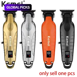 Kemei Km-2293 Metal Body Digital Electric Hair Clipper, Cordless Hair Clipper, Cordless Rechargeable Clippers, Cordless Hair Trimmer, Barber Hair Clippers, Lithium Ion Battery, Built-In, Four Colors Available, New Condition #GLOBAL PICKS