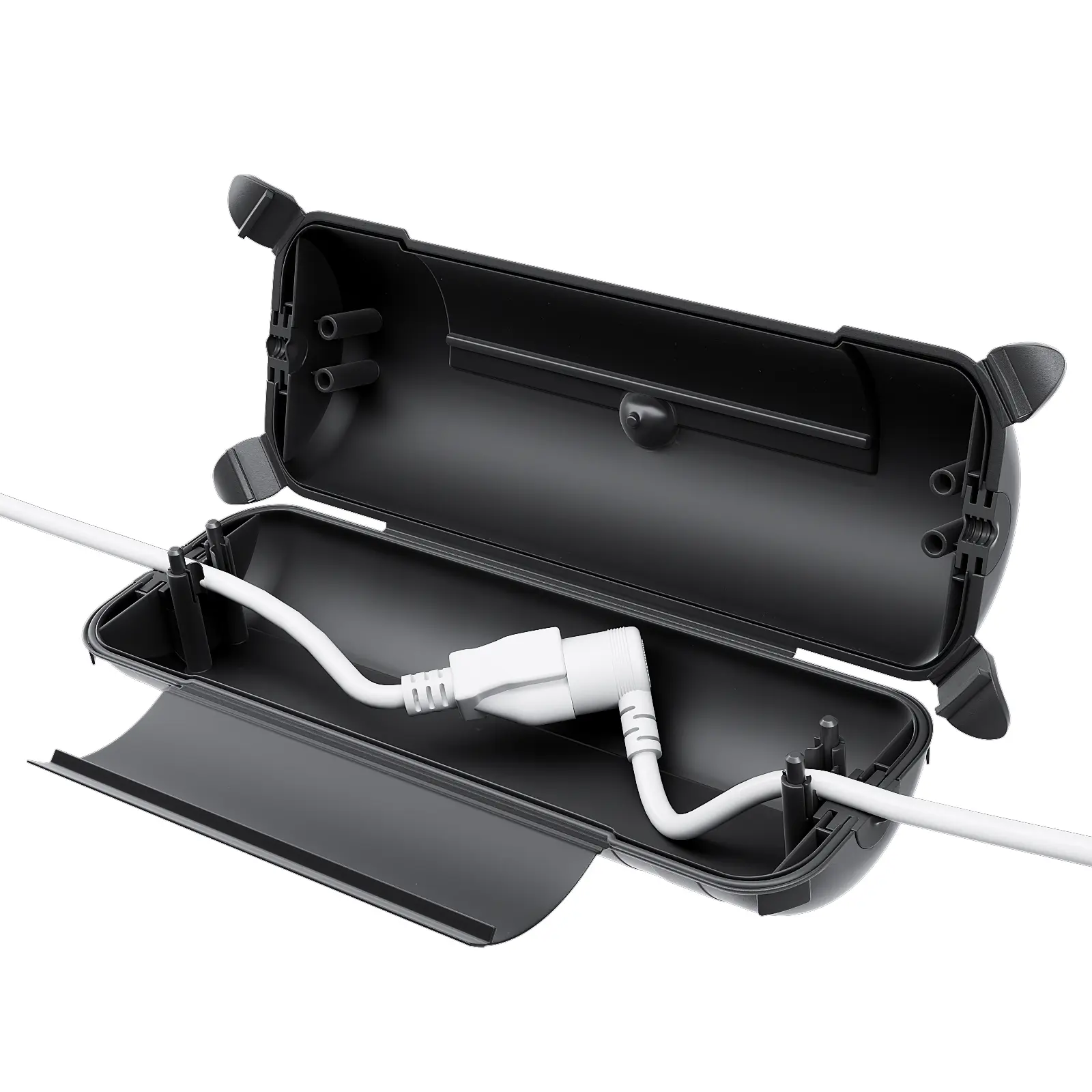 Flemoon Outdoor Extension Cord Safety Cover - Waterproof Protector Seal, Weatherproof Electrical Connection Box, Extension Cable Holder for Outdoor Outlets, Holiday Decorations, Pool Pump Setups, Great For Pool Pump Setups