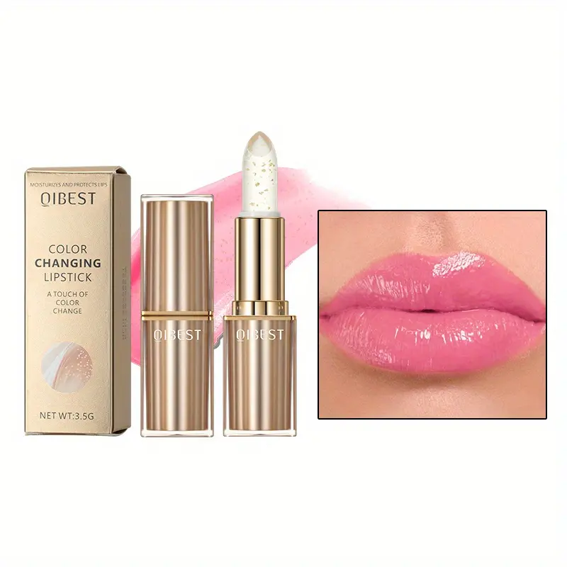 Temperature-changing color lipstick, non-stick cup, long-lasting, not easy to fade, moisturizing, moisturizing, temperature-changing transparent, Cosmetic, Glossy, Glowy Lip Gloss, Shimmering Lip, Lipgloss