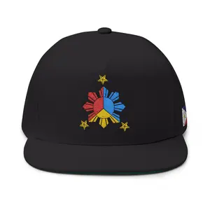Embroidered Philippine Sun and Stars Cap