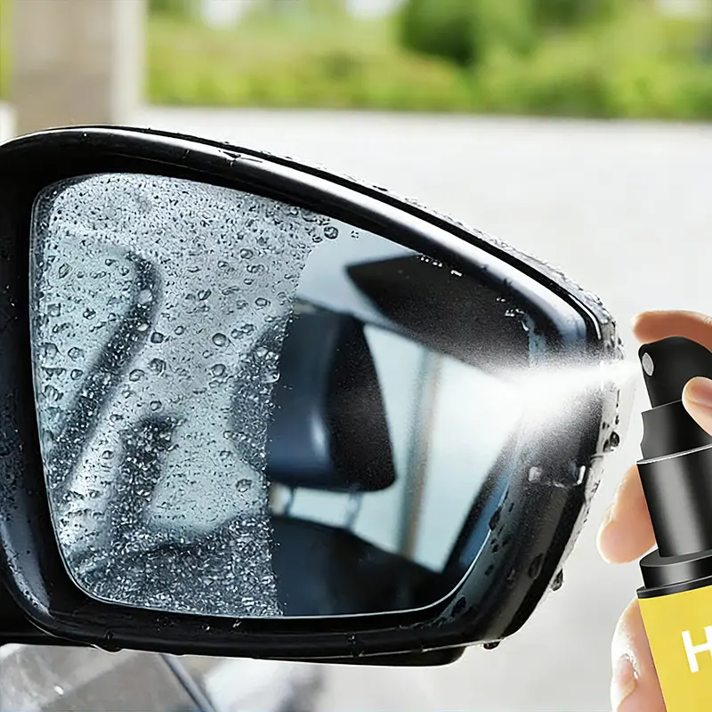 Glass Coating Spray, Ultra Hydrophobic Coating For CarWindshields，Car glass / home glass forms a protective film with a single spray, causing raindrops to roll off instantly without leaving marks, ensuring zero blur in heavy rain., summerwins