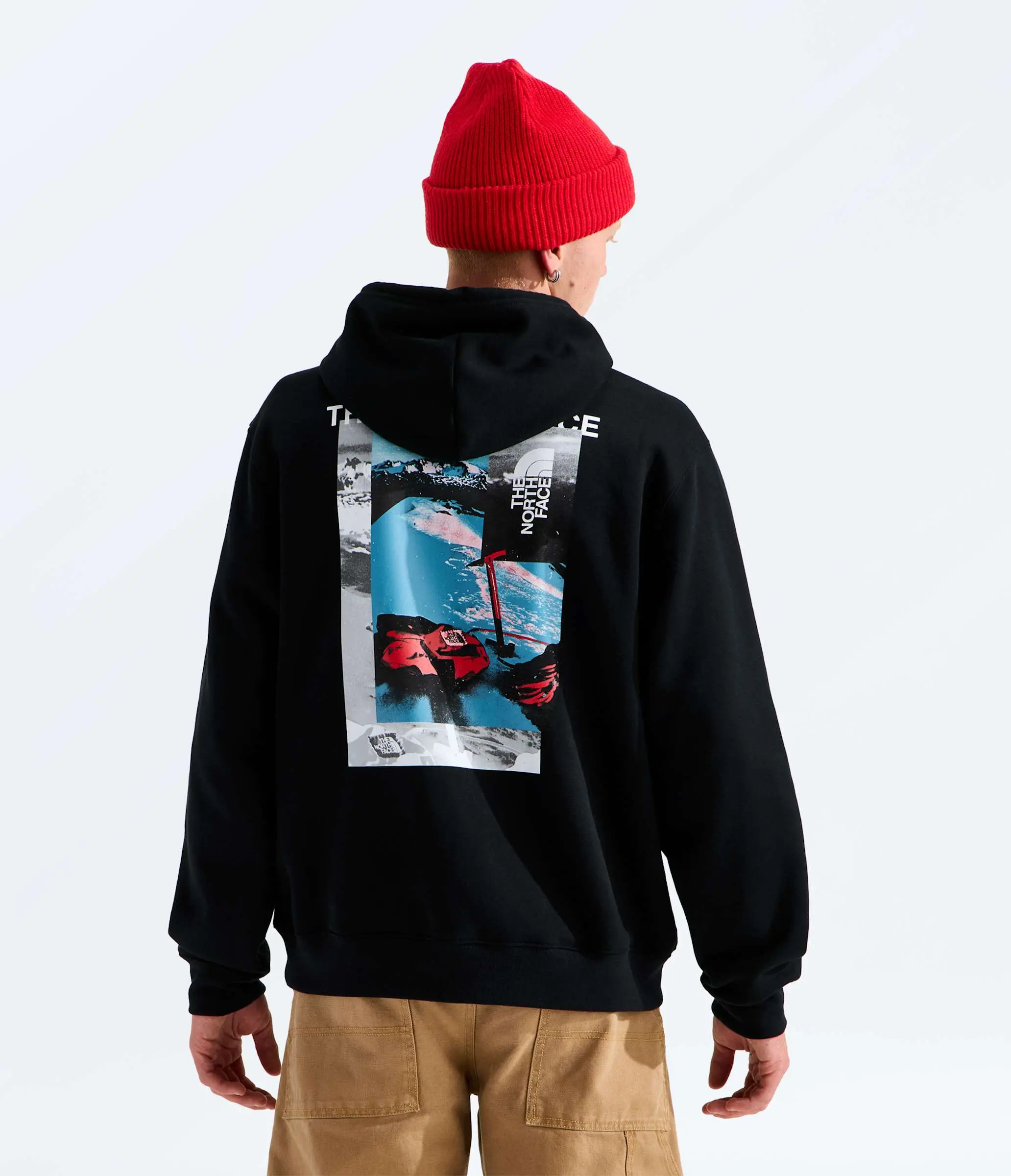 The North Face Men's Apex ’75 Collage Relaxed Hoodie The North Face Men's Apex ’75 Collage Relaxed Hoodie