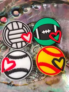 F/B27- (1)PC Choose your SPORTS Base/Soft/Volley/Foot/Basket BALL Focal Bead