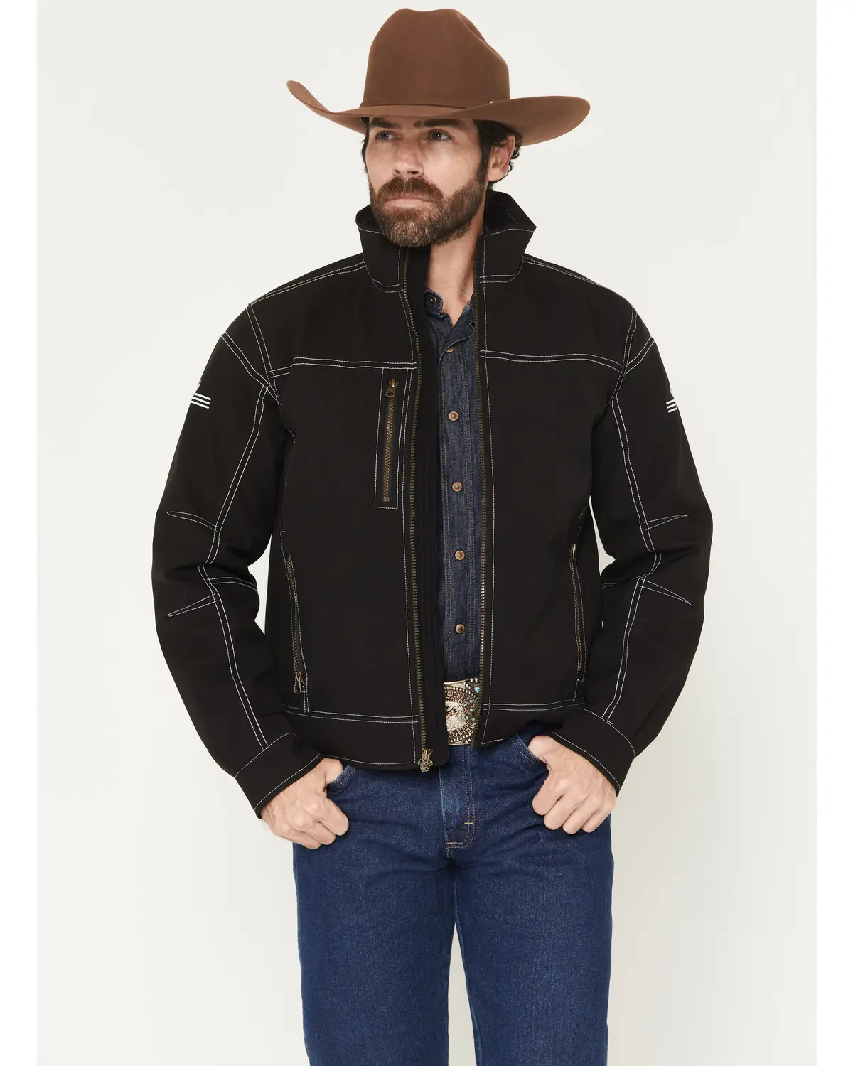 Men's Cowboy Hardware Men'S Woodsman Softshell Jacket - 191224-011-M
