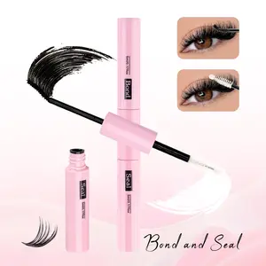 False eyelash 2-in-1 sealing adhesive, light and reusable eyelash glue, water-based waterproof eyelash paste, easy to use, Natural Lash Makeover, False Eyelash Kit