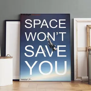 1 Count Wooden Framed Canvas, Won't Save You F15 poster, fashionable casual room accessories suitable for men, frame house decorations, suitable for fashionable home decoration.