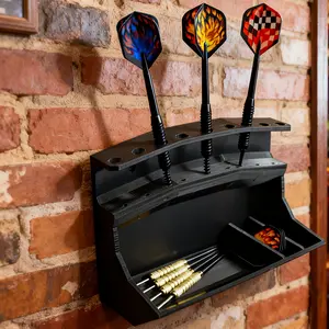 Dart Holder, Wall-Mounted Large Capacity Organizer, Professional Player's Choice, Can Hold Three Sets of Darts and Other Dart Accessories
