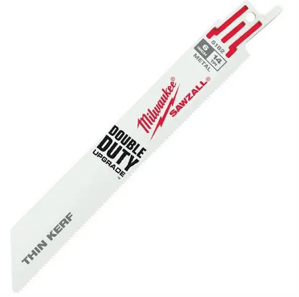 Milwaukee 48-01-6182 SAWZALL® Metal Blade, 6" 14 TPI for Medium Metal, Pack of 50