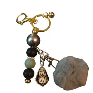Halloween Horror Beaded Keychains - Festive Ornaments for Home Decor