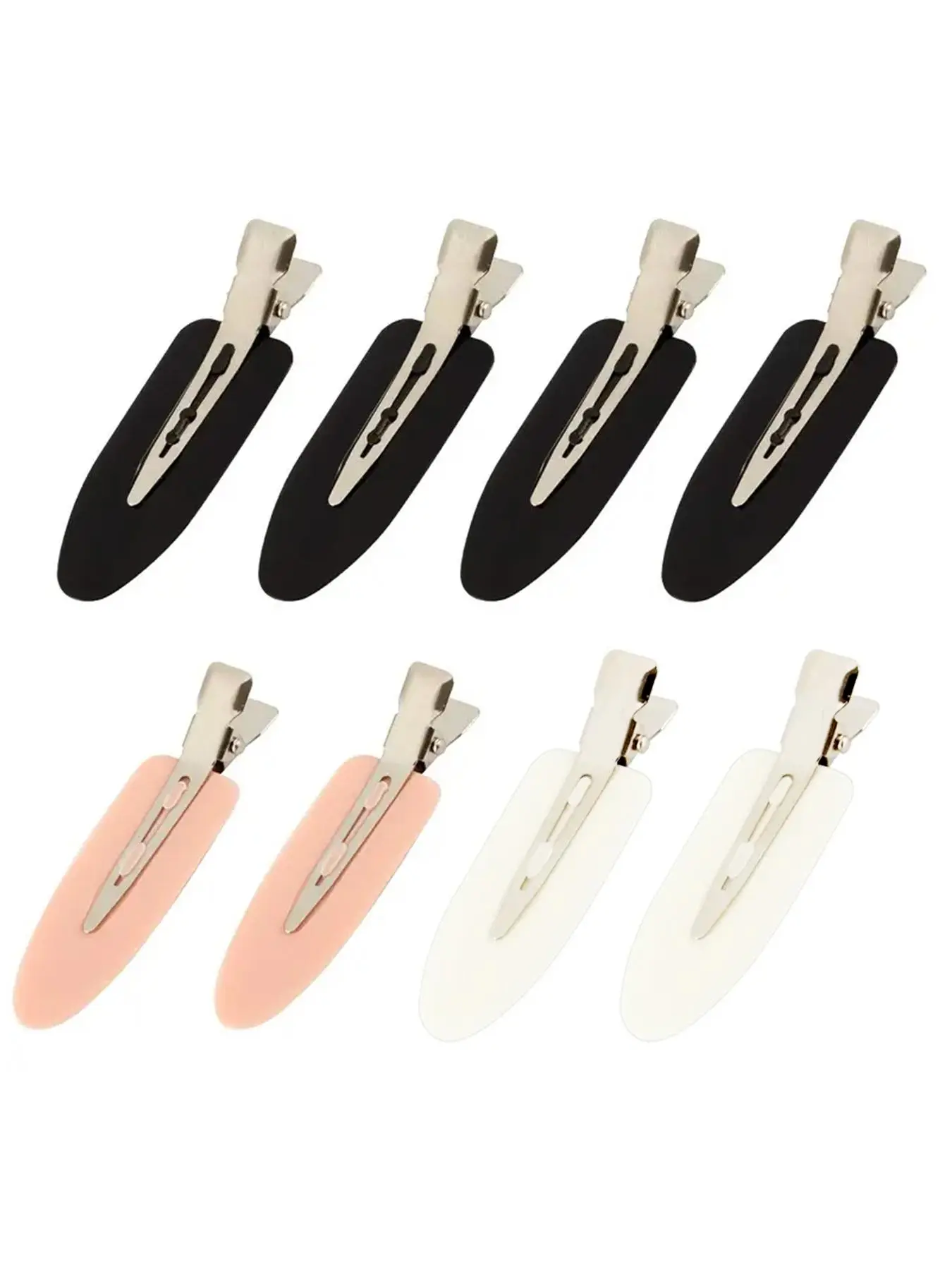 Non-Crease Hair Clips, Seamless Wavy Bangs Hair Clips for Daily Makeup, 2026 Alloy Fashion Clip Design Hair Accessories for Women and Girls, Perfect for Casual Summer Outfits, Hair Clip Set, Creaseless Hair Clips