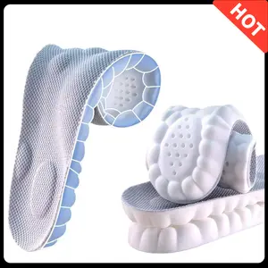 Soft and comfortable insole-Long standing artifact to alleviate foot fatigue-4D Cloud Technology Super Soft Comfort Insoles, Soft Elastic Breathable Shoe Inserts, Sweat Absorbent Lightweight Insoles for All-Day Comfort & Non-Tiring Feet