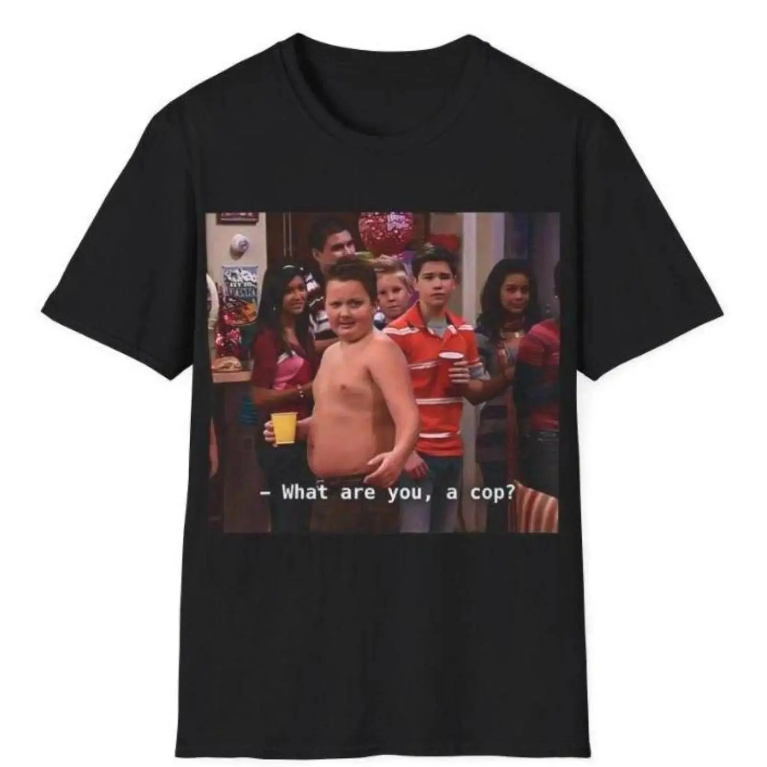 shirt Gibby What are you a cop Unisex T-Shirt, Gibby Adult Casual T-Shirt Menswear Top Underwear Tshirt Streetwear Tropical Graphic Graphic Tees