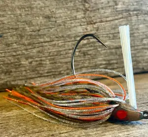 Star Jigs Pumpkin Shad with Orange Swim Jigs