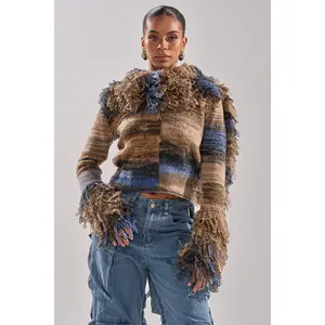 ALWAYS ON MY MIND FRINGE SWEATER