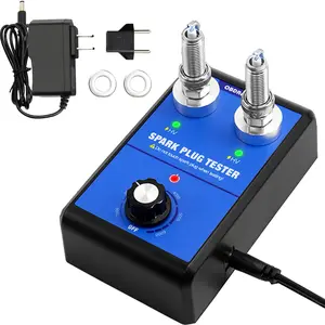 OBDResource ST100 Spark Tester Car Spark Plug Tester Pro Dual Holes Auto Engine Ignition Coil Spark Tester Tool