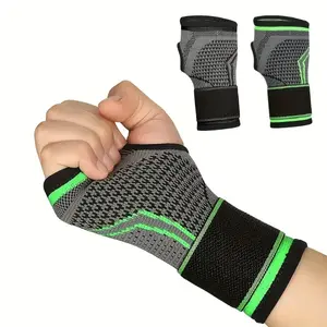 1pc Compression Wrist Brace Wrap - Ideal for Fitness, Sports, Weightlifting Durable Pressure Band and Palm Support Bandage Hand Stability, Comfort During Workouts Activities