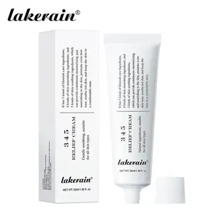 Lakerain 345 Relief Cream Daily Face Moisturizer with Niacinamide & Panthenol Korean Vegan Formula for All Skin Types Comfort Hydrating 50ml