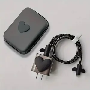 Charger Protector Sparkling Heart Stylish Protection