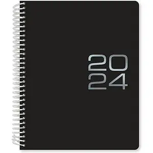 2024 Planner: November 2023 Through December 2024, Daily Weekly Monthly Planner, Yearly Agenda, 8” X 10” (Black Cover)