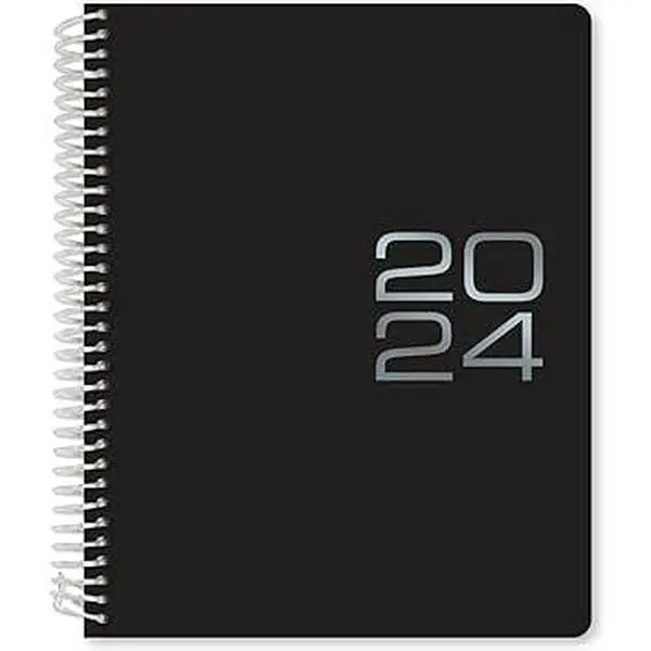 2024 Planner: November 2023 Through December 2024, Daily Weekly Monthly Planner, Yearly Agenda, 8” X 10” (Black Cover)