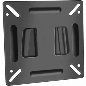 Monitor Wall Mount TV Mount for 14”-27” LED LCD Flat Screens, Small TV Mount for Computer Monitors, Camper TV Mount Low Profile Fixed with 100x100mm Mount, Hold up 33lbs, Black