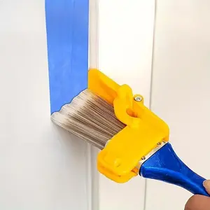 Edge Painting Tool Set with Color Separation Guide, Durable Plastic Handle, Multi-Functional DIY Frame, Wall, Ceiling Edge Treatment, Lightweight Precision Latex Paint Trimmer