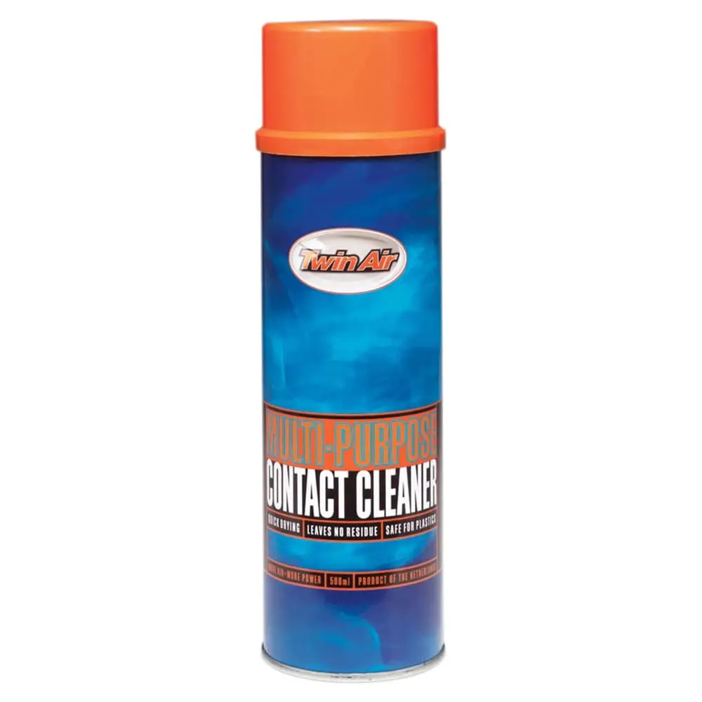 Twin Air 159003 Multi-Purpose Contact Cleaner, Cleans Oil from Filter Cage, Bolt, Airbox & Sealing Ring, Fast Drying Formula, Safe for Plastic, Garage