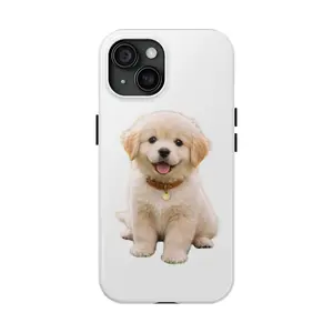 Cute Dog Phone Case Aesthetic Glossy For 11 12 13 14 15 16