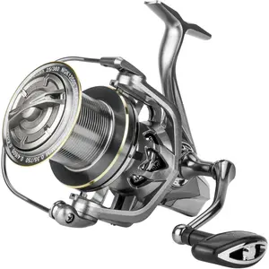 RUNCL Fishing Reels Spinning – Long Distance Casting Saltwater Spinning Reel, High Capacity, 17+1 Bearings, Max Drag 53 LBS, 4.8:1 Gear Ratio – Durable Casting Reel for Fishing