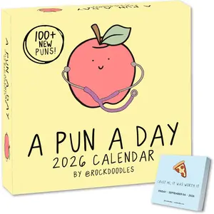 2026 A Pun A Day Desktop Calendar