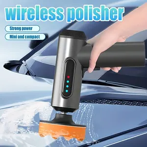 Wireless Car Polisher Digital Display Electric Polishing Waxing Tool, Small Scratch Repairer, Portable Car Care Device