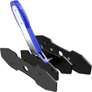 Brake Caliper Compression Tool Set, Automotive Quad Disc Pistion Ratchet Ratcheting Press Tool, Car Brake Pads Retractor Compressor with 4PCS Spreader Plates for Brake Pump Adjustment