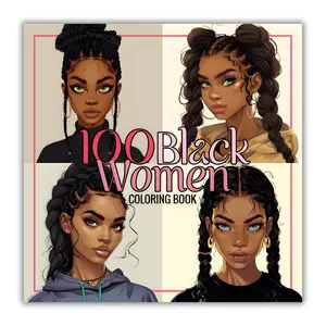 100 Black Women Coloring Book: Unique Portraits of African American Beauties, Black and Brown Ladies and Girls for Teens and Adults (Black Beauties for teens and adults)