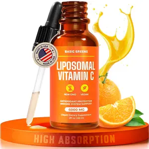 Liposomal Vitamin C Liquid – High Absorption Immune Support & Antioxidant Boost, Advanced Liposomal Delivery, Non-GMO, Vegan-Friendly, 2 Fl Oz