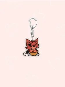 Cartoon Fnf Acrylic Keychain, Y2K Style Character Print, Five Nights at Freddy's Keychain, Car Keychain, Backpack Charm, Phone Decoration, Keychain Series Figures