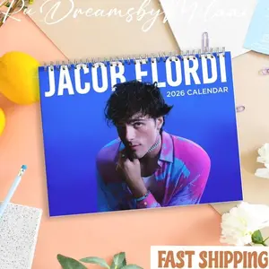 Jacob Elordi 2026 Calendar, Jacob Wall Calendar, Office Decor, Unique Holiday Gifts, Gifts For Her, Jacob Elordi Merch, 2026 Calendar