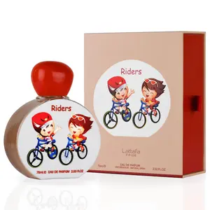 LATTAFA Pride Riders Eau De Parfum for Kids, 75ml (2.5 Oz) - Long-lasting Perfume With Fresh, Soft Floral, and Citrusy Notes - Gentle and Refreshing Scent