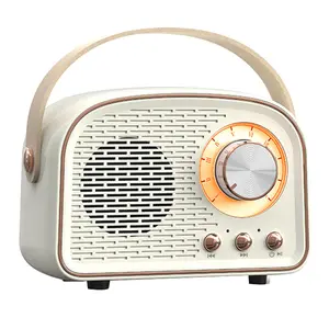 POGOLAB Retro Bluetooth Speakers,Wireless Vintage Speaker,Outdoors Wireless Portable Bluetooth Speaker Supports TWS Pairing/U-Disk/TF Card/AUX for Home,Travel,Outdoor