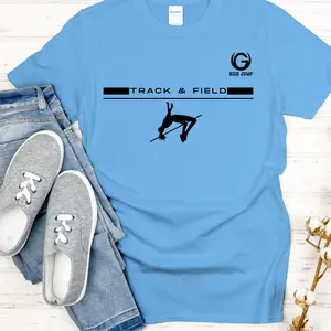 Female High Jumper Track and Field Tee | Athletic Sports Graphic