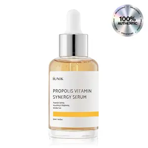 IUNIK Propolis Vitamin Synergy Serum - Official Product Brightening Serum for Dark Spots & Wrinkles w/ Vitamin Tree Fruit & Cica Extracts (1.69 fl oz)