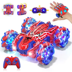 Remote Control Car - Double Sided RC Stunt Car Outdoor Toys For Kids, 360 °   Flip 4WD Rechargeable Race Car, Girls Boys Gifts, Spider 360 °   Rotating RC Stunt Car, Outdoorfun, Kids Stuff For Boys, Back to School, Remote Controlled Car, RC Cars